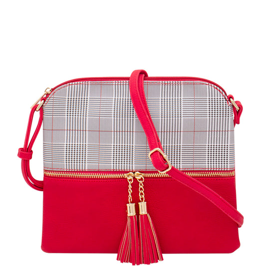 Plaid Cross Body Bag (*sold out*)